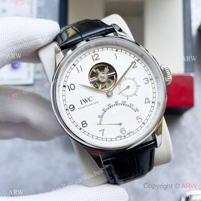 Best Quality Replica IWC Portugieser Tourbillon Watches White Dial 44mm